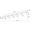 TK Lighting, Applique + plafonnier, Luminaire directing Top 6198, 60 W...