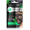 Eveline Cosmetics Canabis Skin Care Masque Facial Carbone 3In1 7 ml