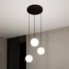Lampe Suspendue - Emibig - Royal - Noir et Or - 3 x E14 - Inox - Intér...