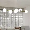 Emibig Gravity Hanglamp 6xE14 Zwart/Goud Opaal Glas