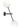 Emibig LINEAR Applique murale contemporaine linéaire noire avec abat-j...
