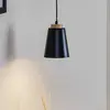 Zwarte hanglamp BOLERO met hout, Scandinavische stijl, E27
