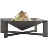 FARMCOOK Brasero en acier pieds croisés design Non peint