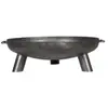 FARMCOOK Brasero en acier 3 pieds et poignées Ø 80 x H 24 cm