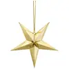 Party-Decoration Partydeco - Hanger Glimmende Ster Goud (30 cm)