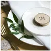 Marque place rondin de bois (par 20)