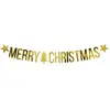 Party-Decoration Partydeco - DIY Vlaggenlijn Merry Christmas Goud (150 cm)