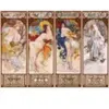Interdruk Puz1000A1M Puzzle Mucha 67 x 48 cm