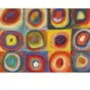 Interdruk Art Collection - Kandinsky - Carrés et cercles concentriques...