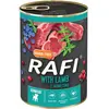 24x400g Rafi Junior Pastete, avec de l'agneau, nourriture humide pour ...