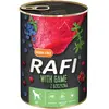 24x400g Rafi Adult, avec du cerf, nourriture humide pour chiens