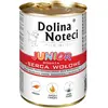 24 x 400 g Dolina Noteci Premium Junior, coeur de boeuf, nourriture hu...