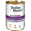 24 x 400 g Dolina Noteci Premium Junior, foie de lapin, nourriture hum...