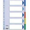 Esselte Esselte Intercalaire En Plastique, Unis, A4, Pp, 5 Positions