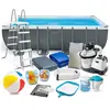 Intex 26356 - Familie Zwembad - 549 x 274 x 132 cm - 18-in-1 Set - Met...