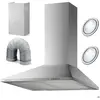 Hotte de cuisine cheminée 60 cm Berdsen BT-213 INOX