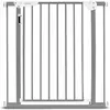 LIONELO Truus Slim LED - Barrière de sécurité bébé - 75-105 cm - Fixation par pression - Ouverture à double sens - Gris
