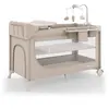 Kinderkraft Lit bébé et lit de voyage 2 en 1 avec accessoires beige KC...