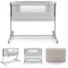 KinderKraft, Lit de voyage, Co-sleeping crib NESTEE GROW 2 light grey