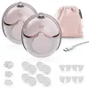 MAMAFLOW DOUBLE - Borstkolf - 2 cups - instelbaar 9 niveaus - Roze