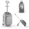 Kinderkraft Valise enfant 2 en 1 avec assise CABBY gris KACABB00GRY000...