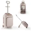 Kinderkraft Valise enfant 2 en 1 avec assise CABBY rose gold KACABB00G...