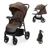 Kinderkraft Poussette TRIG 3 avec tablette marron KSTRIG03BRW000T
