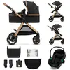 Poussette combinée 3-en-1 Kinderkraft ESME PRO siège auto MINK PRO 2 i...