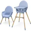 Kinderkraft Chaise haute 2en1 FINI 2 Nordic Breeze KHFINI02NOR0000