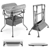 Kinderkraft Baignoire avec table à langer Bubbly Grey