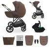 Kinderwagen Kinderkraft Prime3 PRO 3-in-1 Velvet Mocca