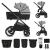 Kinderkraft Poussette polyvalente NEA 2 Lunar Black KSNEA002BLKBI00