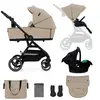 Poussette 3en1 YOXI Sand Beige