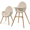 Kinderkraft Chaise haute FINI 2 Beige