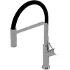 OMNIRES Vita - Keukenkraan met flexibele arm, chroom/mat zwart VI6350B...
