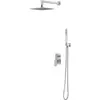 OMNIRES Fresh - Doucheset met inbouwkraan, met inbouwdeel, 25x25 cm, c...