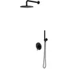 Omnires, Système de douche, Kit de douche, noir SYSY18BL