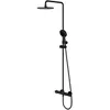 OMNIRES Y - Doucheset met thermostaat, diameter 23 cm, 3 stralen, mat ...