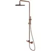 OMNIRES Y - Doucheset met kraan, diameter 25 cm, koper Y1244MCP