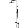 OMNIRES Y - Doucheset met thermostaat, diameter 22 cm, zwart Y1244SUBL