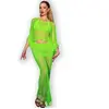 CHILLIROSE CHILIROSE - CR 4666 TOP & ROK GROEN S/M | LINGERIE SETJES | SEXY LINGERIE | EROTISCHE ROLLENSPEL