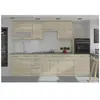 Lassen cuisine complete l 300 cm avec demi-colonne four et hotte - decor chene sonoma