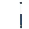 Suspension JOKER BLEU MARINE/OR 1xGU10