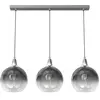 Monte Zilver Hanglamp 3xE27 - Stijlvolle Verlichting voor Eetkamer