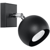 Sollux Lighting - Wandlamp OCULARE zwart