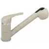 Robinet mitigeur avec douchette extractible Beige sable - FERRO - FREY...