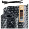 KADAX Inkijkbescherming voor balkon, terras, hek, weerbestendige inkij...