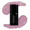 Semilac Vernis à ongles gels semi-permanents UV 319 Shimmer Dust Pink 7ml