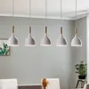 Luminex NOAK WOOD Plafondlamp Wit Bruin 5xE27 Metaal Hout