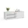 KOBI Meuble TV - VIVA - Blanc - Meuble de salon  - d . 110 cm x szer. ...